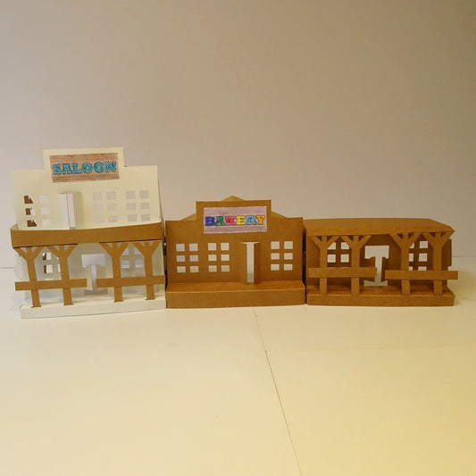 Le saloon de la ville Far-West